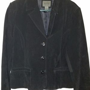 VINTAGE Black Leather Jacket  NWOT